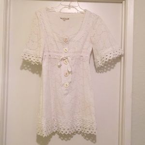 Nanette Lepore short white dress.